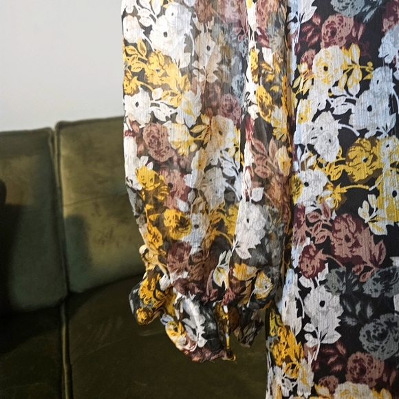 Maxi layered floral print dress - Picture 8 of 8